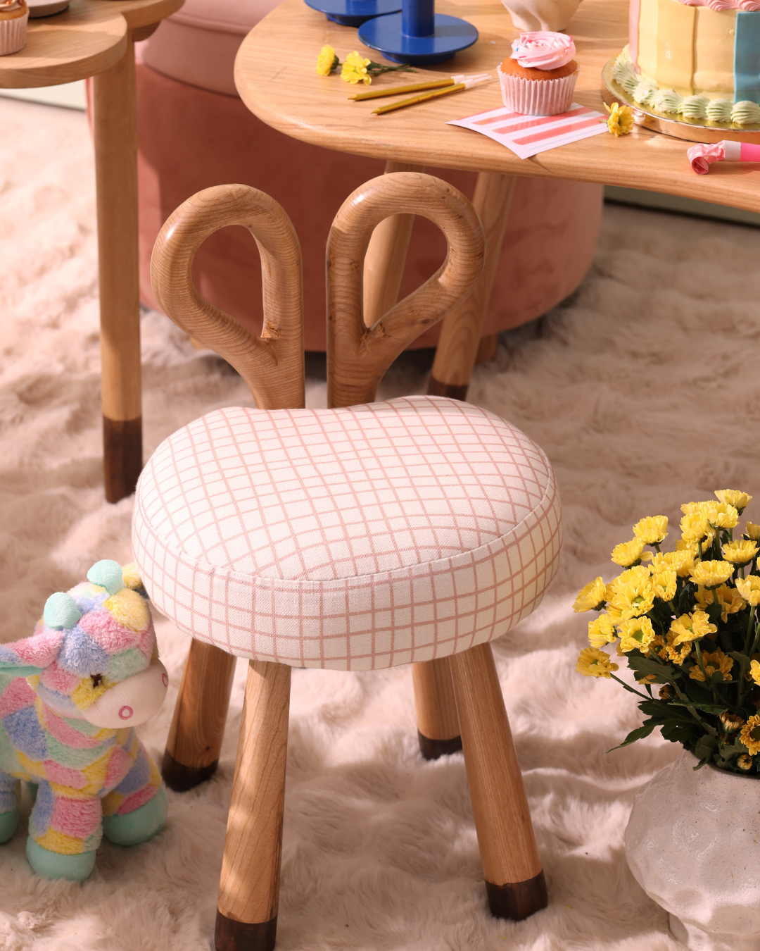 Playroom Party Set (4 chairs + table)