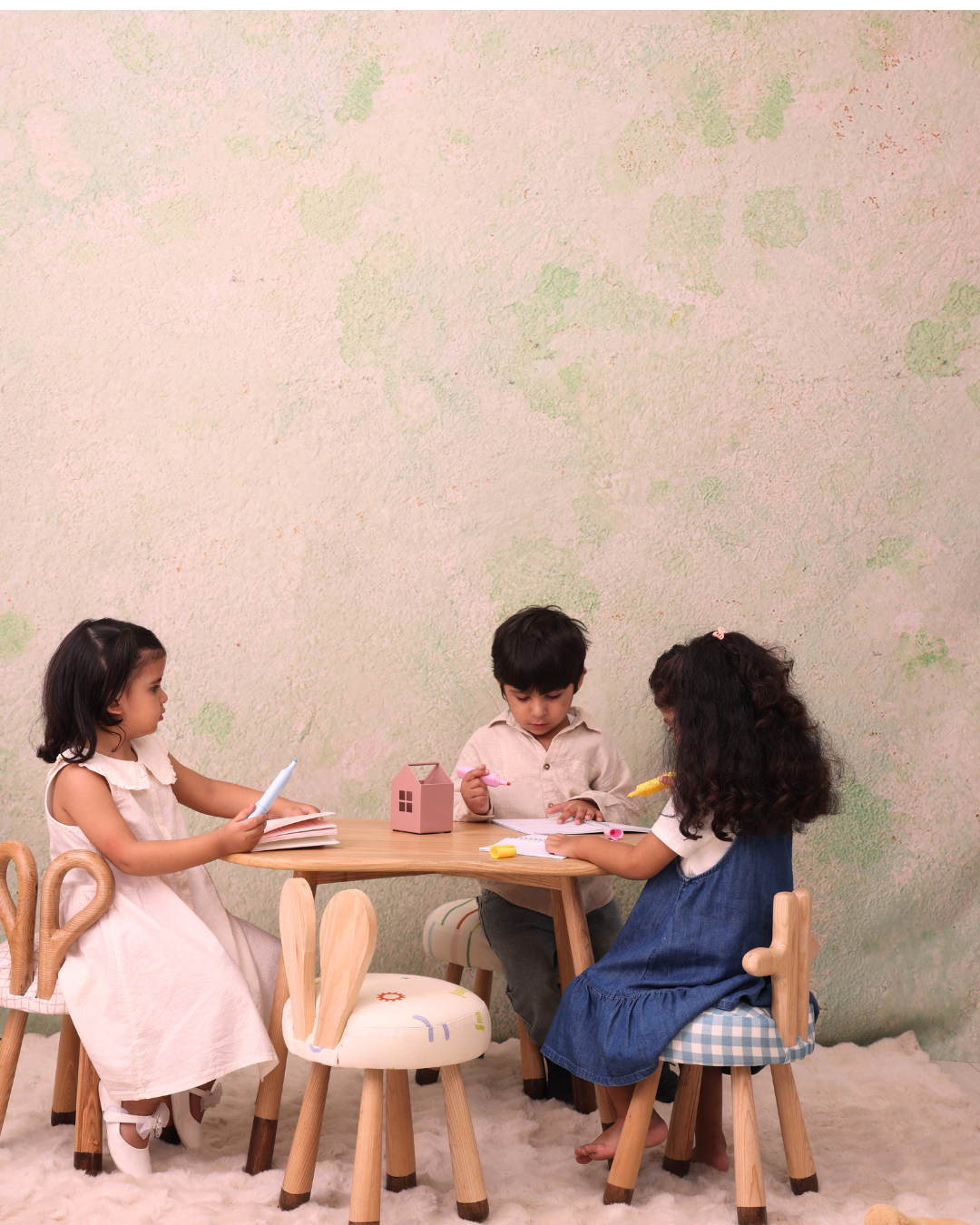 Playroom Party Set (4 chairs + table)