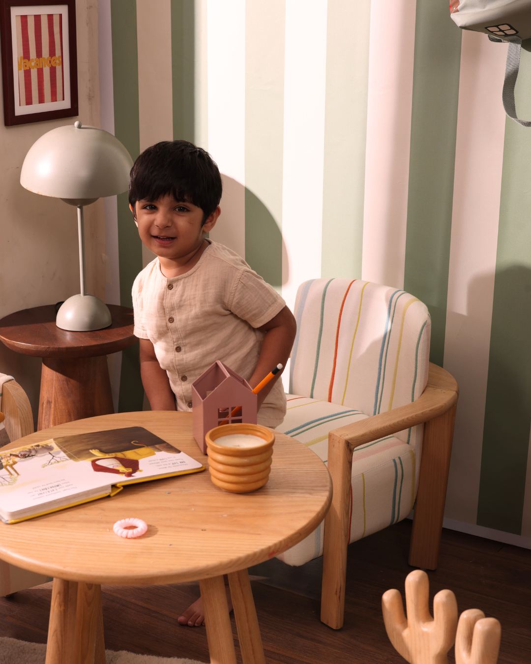 Pastel Stripe Nursery Set