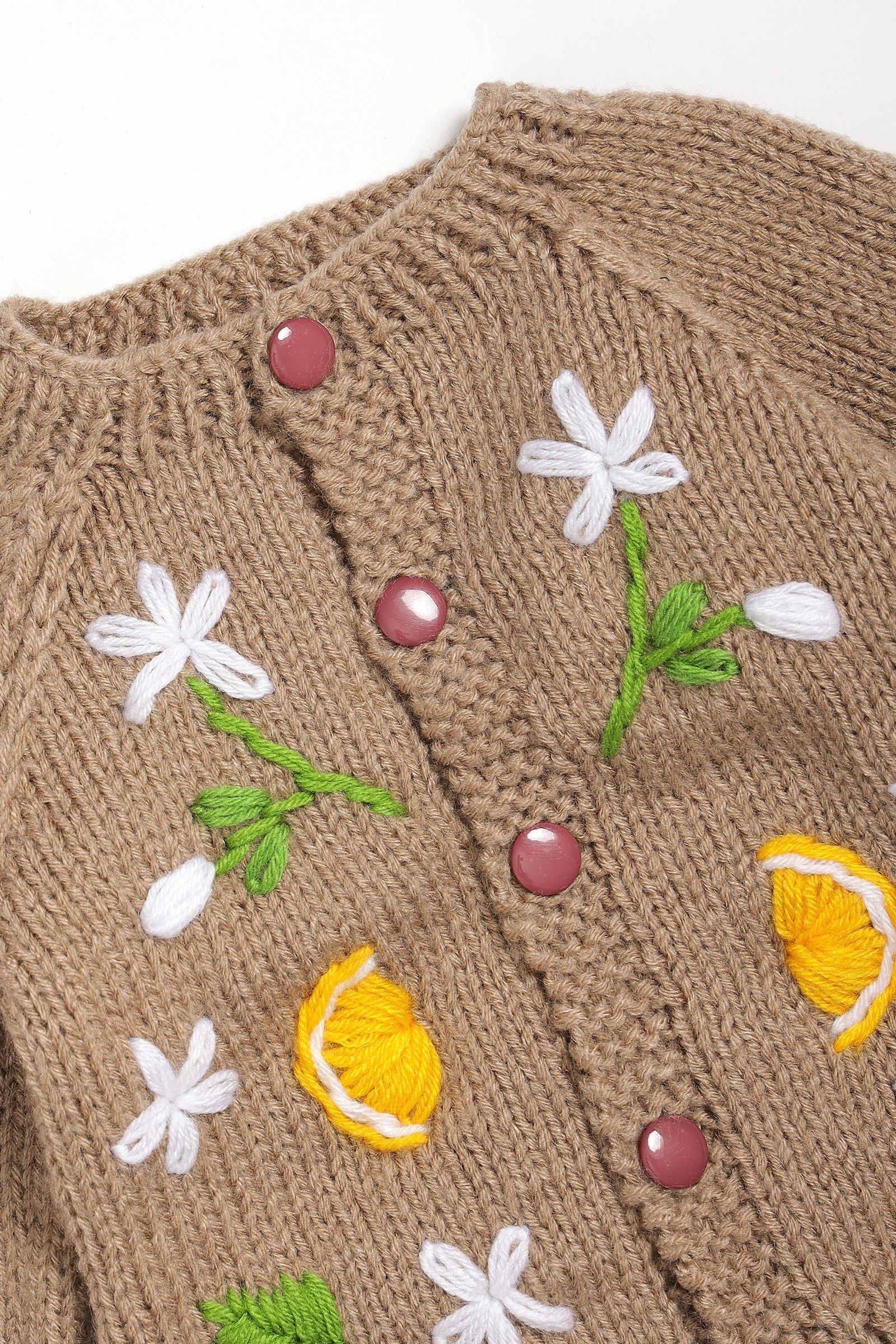 Lemon Blossom Sweater - Beige