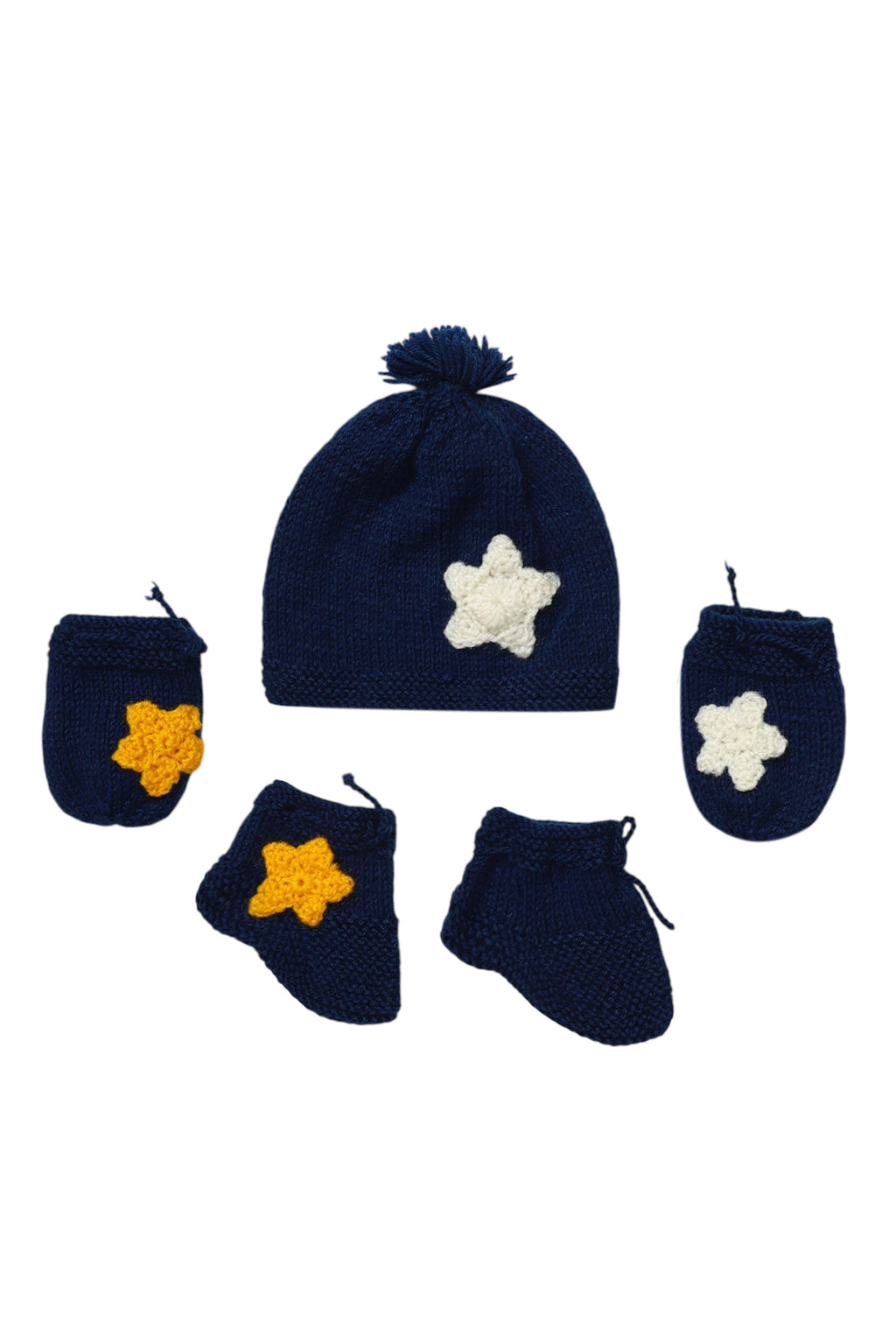 Starry Sweater Set- Navy Blue