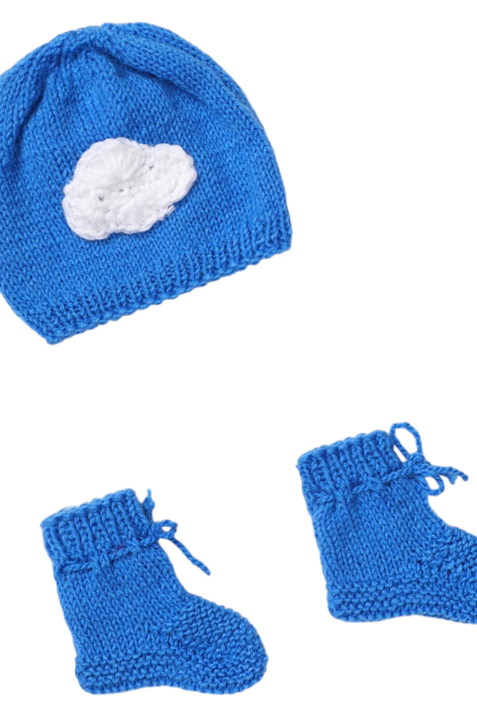 Cloud Cuddles Sweater Set – Sky Blue