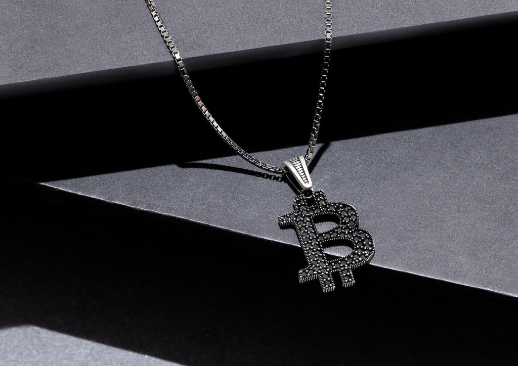 Bitcoin Monogram Pendant