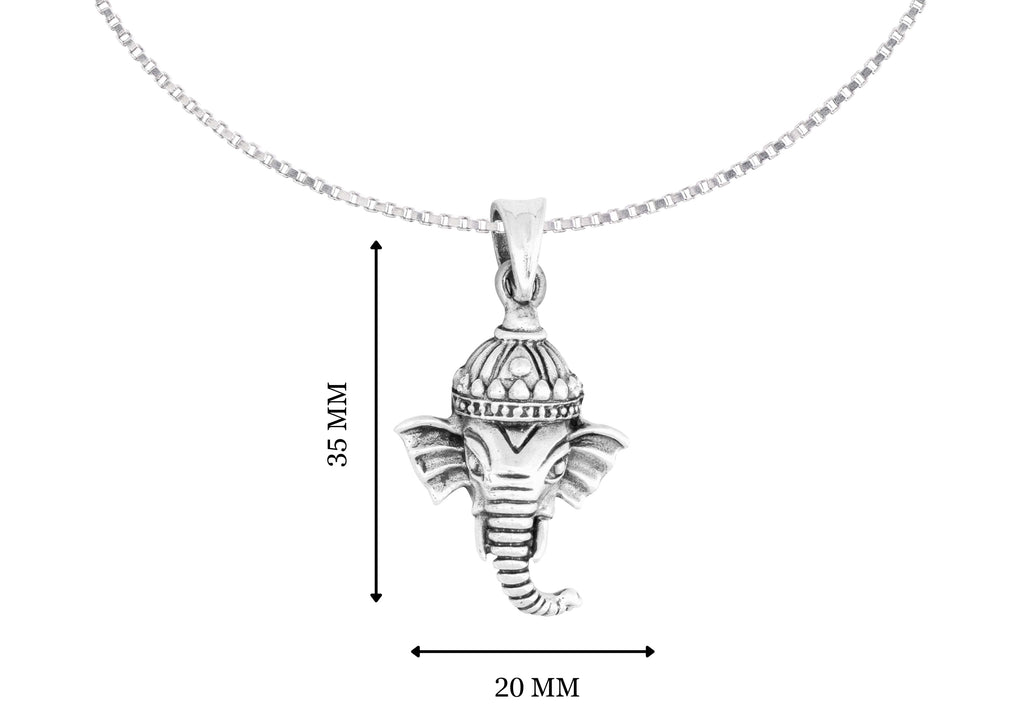 Lord Ganesh Face Pendant