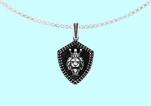 Lion Shield Pendant