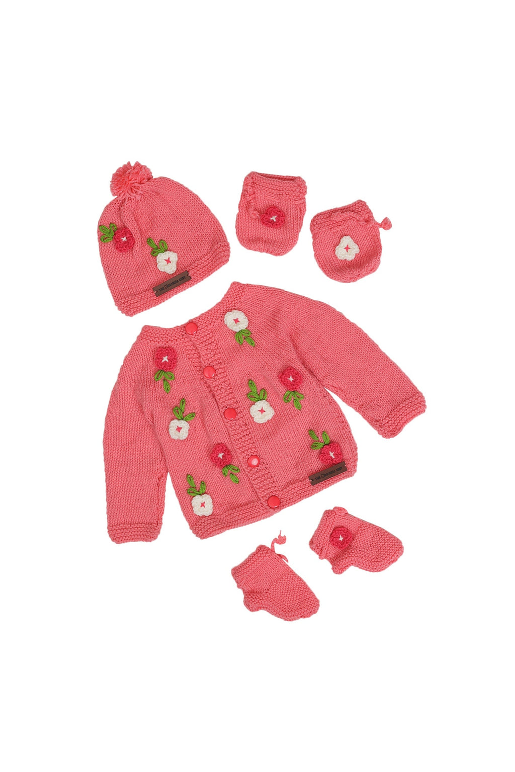 Bloom Baby Bloom Sweater Set - Rose Pink